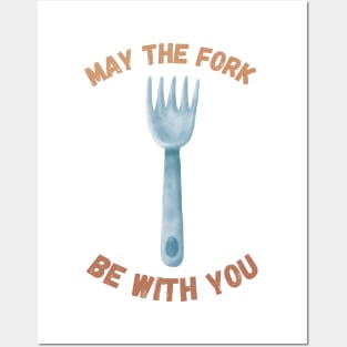 May The Fork Be With You - (3) Posters and Art